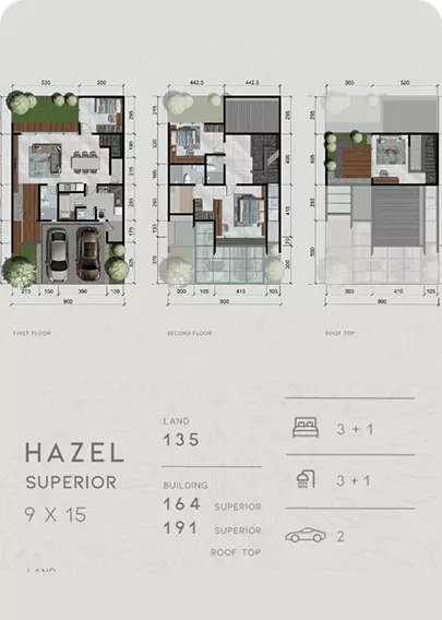 denah hazel citraland superior