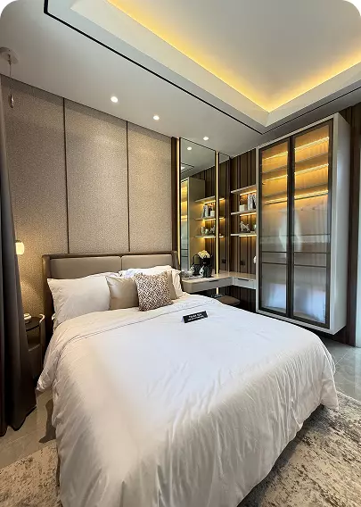 interior kamar tidur citraland