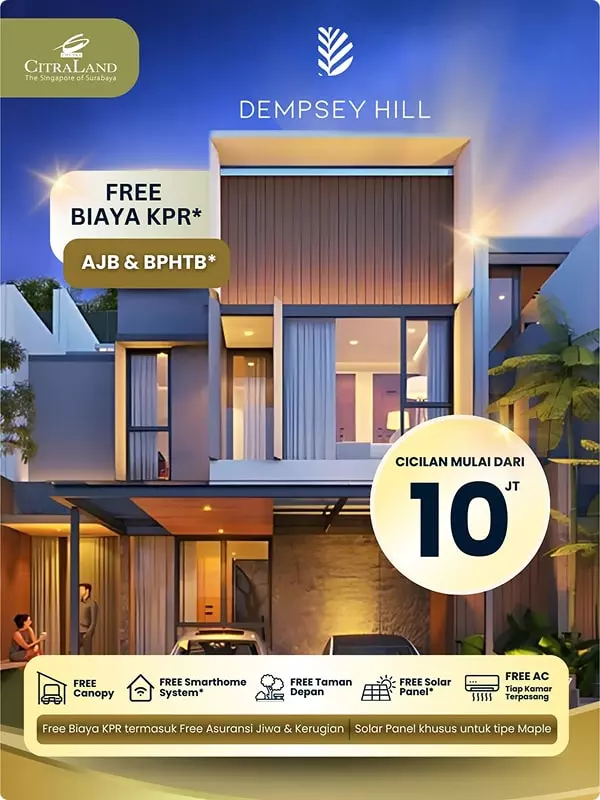 maple dempsey hill citraland surabaya harga