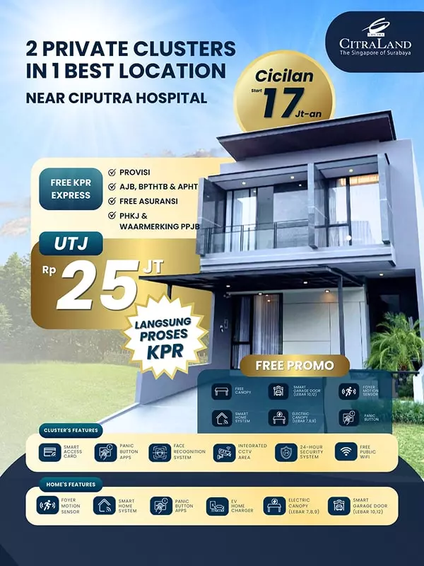 harga rumah citraland surabaya