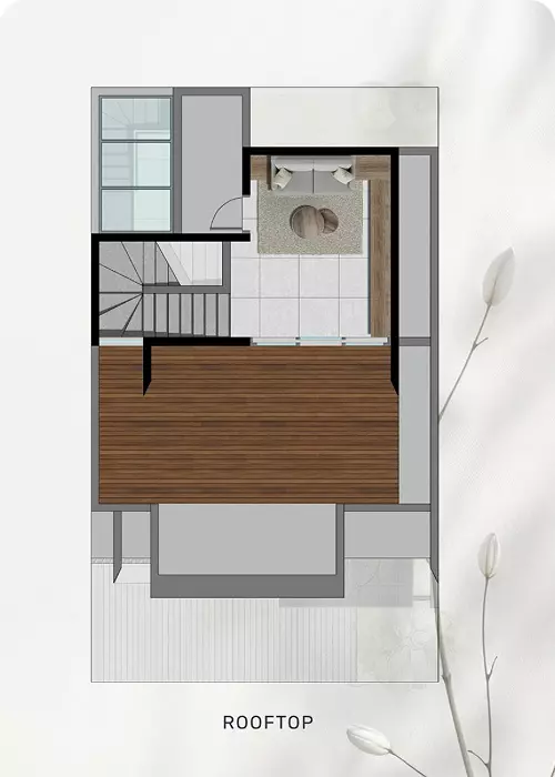 rumah gardea deluxe rooftop citraland