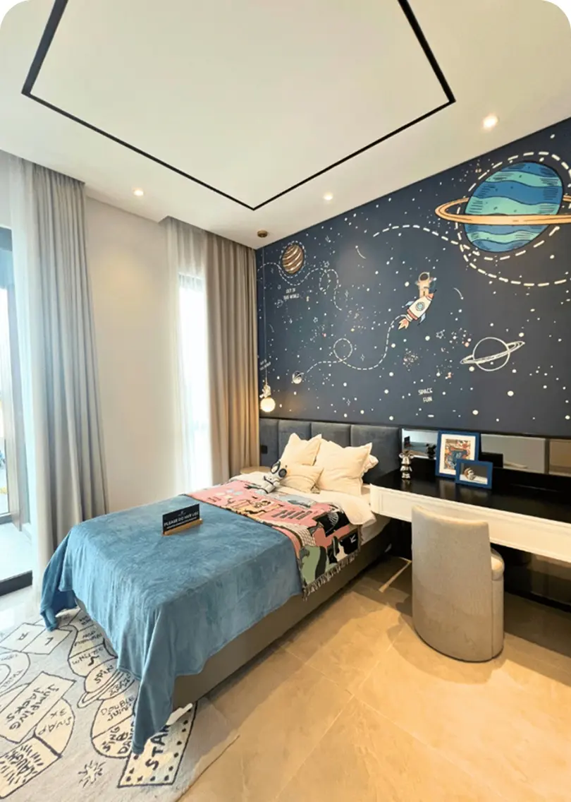 interior kamar tidur citraland maple