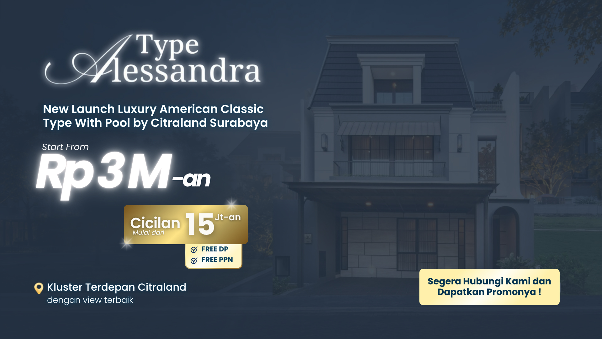 citraland alessandra type harga