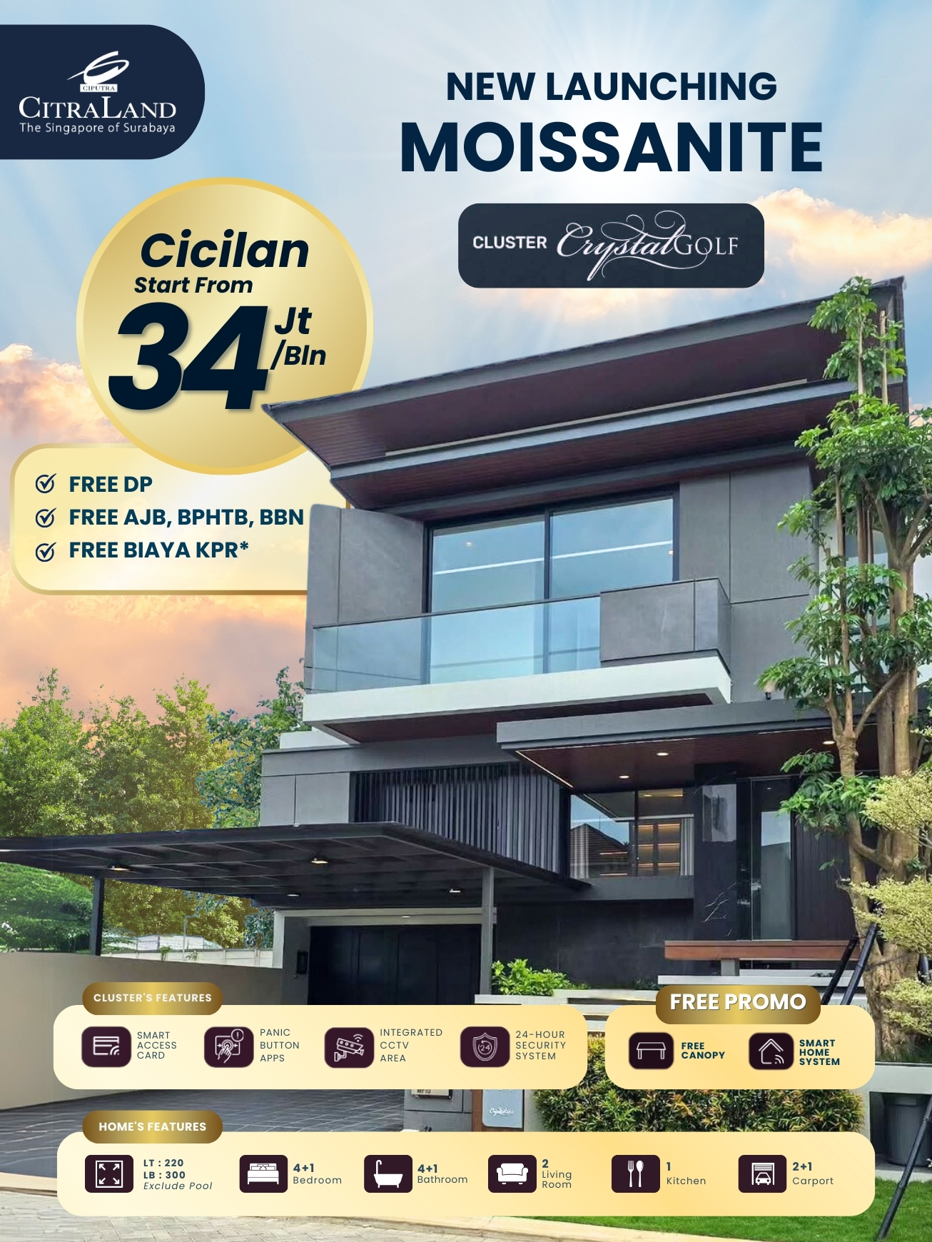 moissanite crystal golf citraland